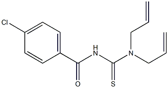 4-chloro-N-[(diallylamino)carbonothioyl]benzamide Struktur