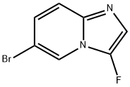 6-BROMO-3-FLUOROIMIDAZO[1,2-A]PYRIDINE Struktur