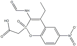 ethyl 2-(6-nitro-2-oxo-2H-chromene-3-carboxamido)acetate Struktur