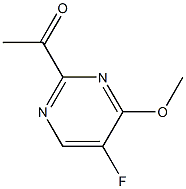 1-(5-fluoro-4-methoxypyrimidin-2-yl)ethanone Struktur