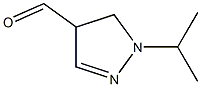 1-isopropyl-4,5-dihydro-1H-pyrazole-4-carbaldehyde Struktur