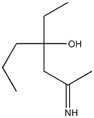 4-ETHYL-2-IMINO-4-HEPTANOL Struktur