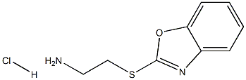 2-(1,3-Benzoxazol-2-ylthio)ethanamine hydrochloride Struktur