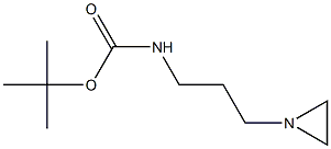 tert-butyl (3-(aziridin-1-yl)propyl)carbamate Struktur