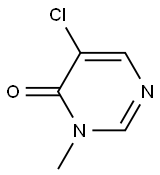 5-Chloro-3-methylpyrimidin-4(3H)-one Struktur