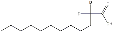 Lauric acid D2 Struktur