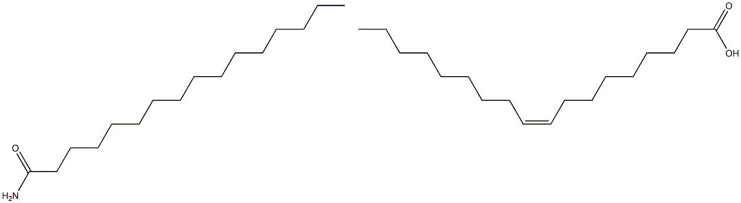 Oleic acid, palmitic acid amide Struktur