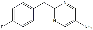 2-(4-fluorobenzyl)pyrimidin-5-amine Struktur