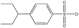 4-(pentan-3-yl)benzene-1-sulfonyl chloride Struktur