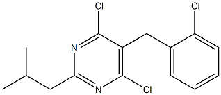 4,6-dichloro-5-(2-chlorobenzyl)-2-isobutylpyrimidine