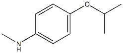 4-isopropoxy-N-methylaniline Struktur