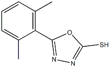 5-(2,6-dimethylphenyl)-1,3,4-oxadiazole-2-thiol Struktur