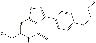 5-(4-(allyloxy)phenyl)-2-(chloromethyl)thieno[2,3-d]pyrimidin-4(3H)-one