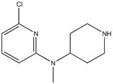 6-chloro-N-methyl-N-(piperidin-4-yl)pyridin-2-amine Struktur