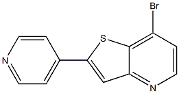 7-bromo-2-(pyridin-4-yl)thieno[3,2-b]pyridine Struktur