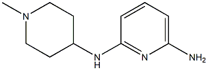 N2-(1-methylpiperidin-4-yl)pyridine-2,6-diamine Struktur