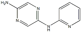 N2-(pyridin-2-yl)pyrazine-2,5-diamine Struktur