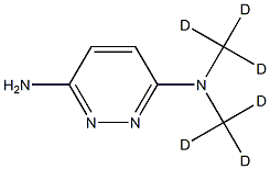 3-Amino-6-(dimethylamino-d6)-pyridazine Struktur