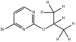 4-Bromo-2-(iso-propoxy-d7)-pyrimidine Struktur