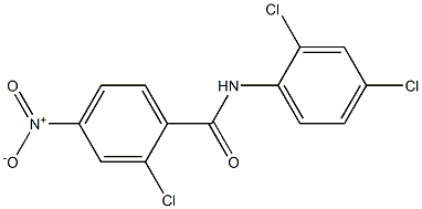 2-Chloro-N-(2,4-dichlorophenyl)-4-nitrobenzamide, 97% Struktur