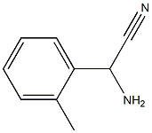 2-amino-2-(2-methylphenyl)acetonitrile Struktur