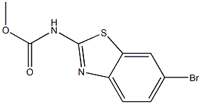 methyl (6-bromobenzo[d]thiazol-2-yl)carbamate Struktur