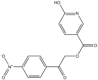 2-(4-nitrophenyl)-2-oxoethyl 6-hydroxynicotinate Struktur