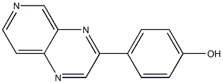 4-(pyrido[3,4-b]pyrazin-3-yl)phenol Struktur