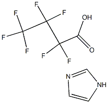 IMIDAZOLE PERFLUOROBUTYRATE SALT Struktur