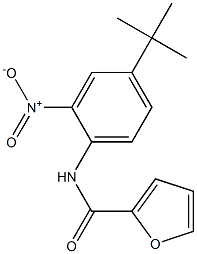 FURAN-2-CARBOXYLIC ACID (4-TERT-BUTYL-2-NITRO-PHENYL)-AMIDE Struktur