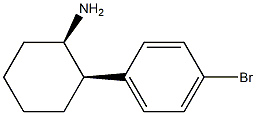 (1R,2R)-2-(4-bromophenyl)cyclohexanamine Struktur