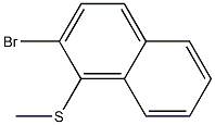 (2-bromonaphthalen-1-yl)(methyl)sulfane Struktur