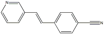 (E)-4-(2-(pyridin-3-yl)vinyl)benzonitrile Struktur