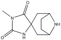 1'-methyl-8-azaspiro[bicyclo[3.2.1]octane-3,4'-imidazolidine]-2',5'-dione Struktur