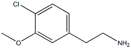 2-(4-chloro-3-methoxyphenyl)ethanamine Struktur