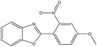 2-(4-methoxy-2-nitrophenyl)benzo[d]oxazole Struktur