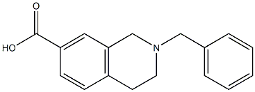 2-benzyl-1,2,3,4-tetrahydroisoquinoline-7-carboxylic acid Struktur