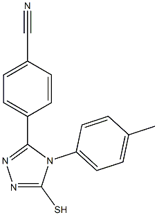 4-(5-mercapto-4-p-tolyl-4H-1,2,4-triazol-3-yl)benzonitrile