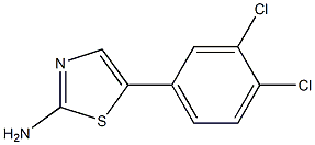 5-(3,4-dichlorophenyl)thiazol-2-amine Struktur