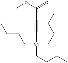 methyl 3-(tributylstannyl)propiolate Struktur