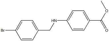 methyl 4-(4-bromobenzylamino)benzoate Struktur