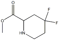 methyl 4,4-difluoropiperidine-2-carboxylate Struktur