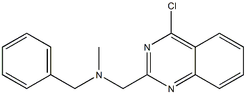 N-benzyl-1-(4-chloroquinazolin-2-yl)-N-methylmethanamine Struktur