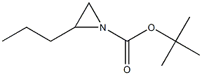 tert-butyl 2-propylaziridine-1-carboxylate Struktur