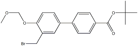 tert-butyl 3'-(bromomethyl)-4'-(methoxymethoxy)biphenyl-4-carboxylate Struktur