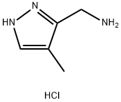 1-(4-methyl-1H-pyrazol-3-yl)methanamine dihydrochloride Struktur