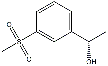 (S)-1-(3-(methylsulfonyl)phenyl)ethanol Struktur