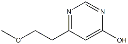 6-(2-methoxyethyl)pyrimidin-4-ol Struktur