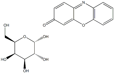 Resorufin alpha-D-galactopyranoside Struktur