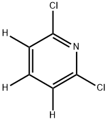 2,6-Dichloropyridine-d3 Struktur